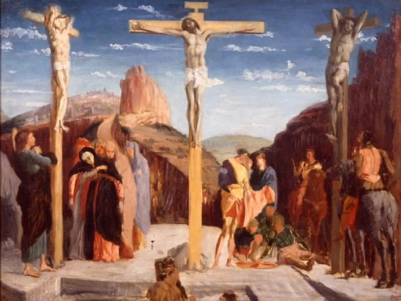 Il Calvario copia dal Mantegna, 1861